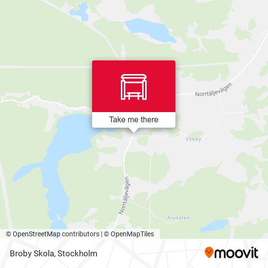 Broby Skola map