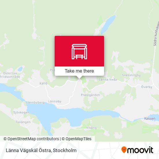 Länna Vägskäl Östra map