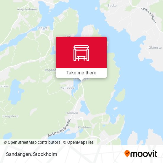 Sandängen map