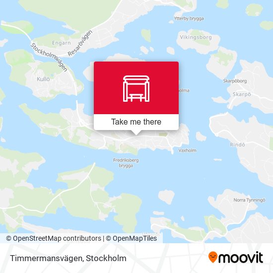 Timmermansvägen map
