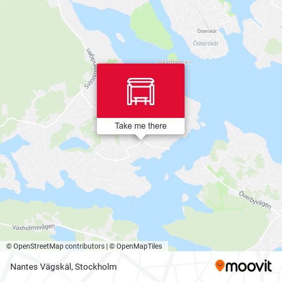 Nantes Vägskäl map