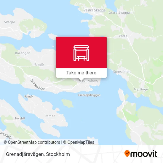 Grenadjärsvägen map