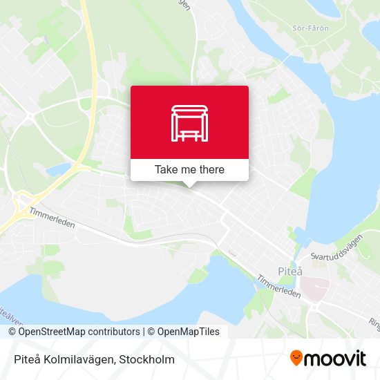 Piteå Kolmilavägen map