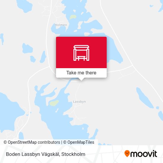 Boden Lassbyn Vägskäl map