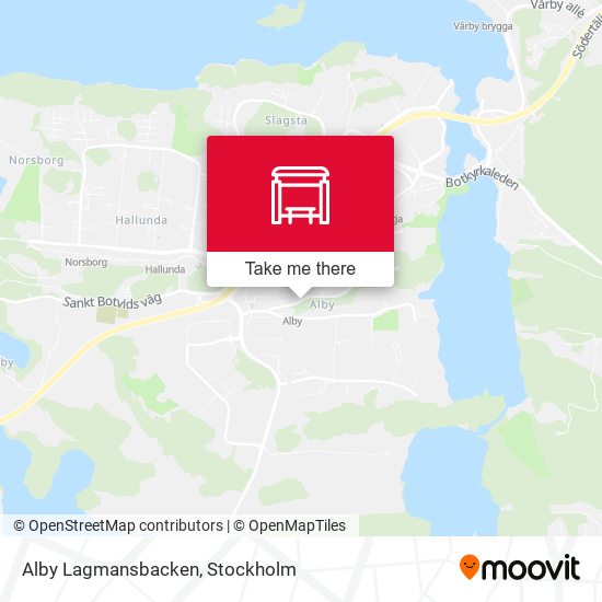 Alby Lagmansbacken map