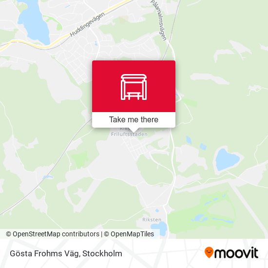 Gösta Frohms Väg map