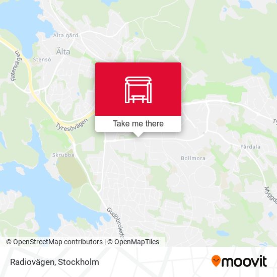 Radiovägen map