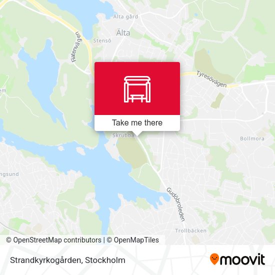 Strandkyrkogården map