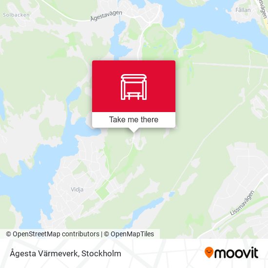 Ågesta Värmeverk map