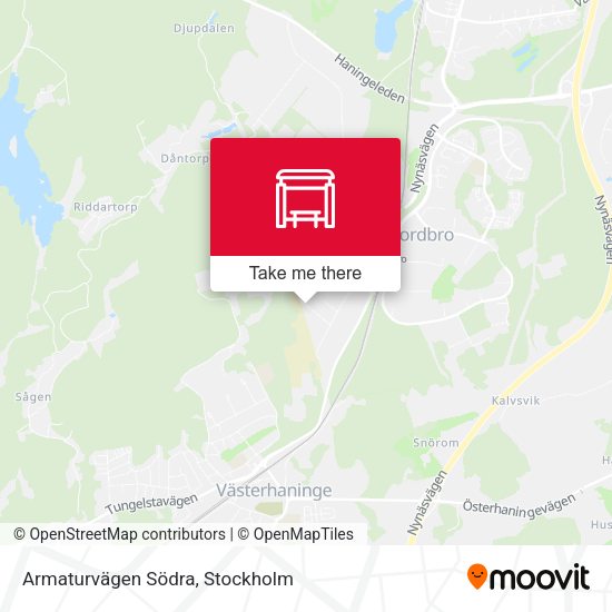 Armaturvägen Södra map