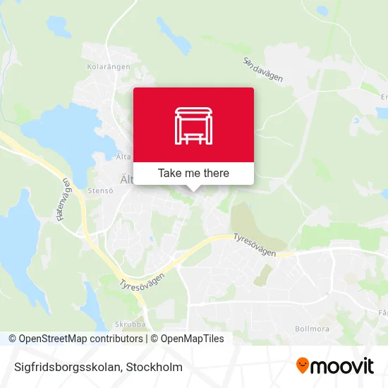 Sigfridsborgsskolan map