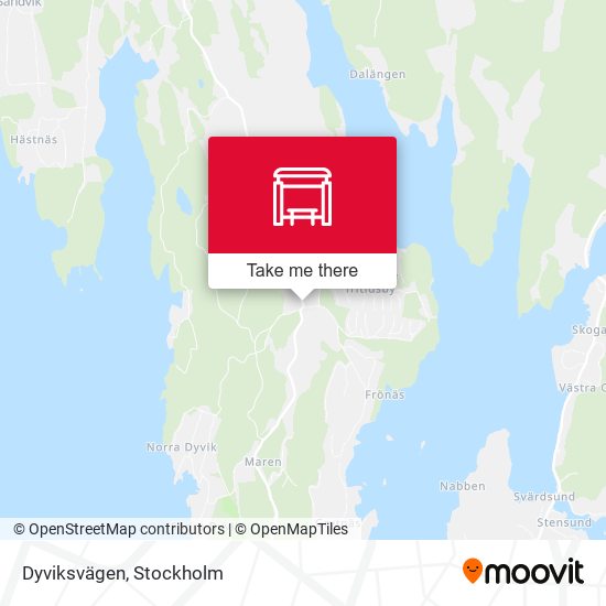 Dyviksvägen map