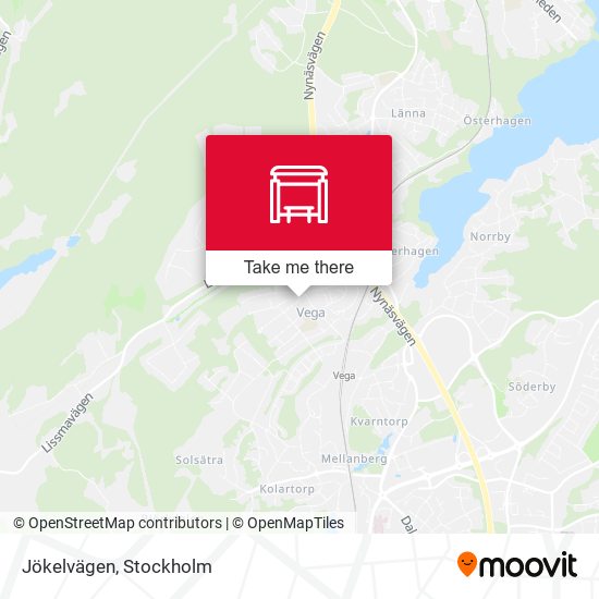 Jökelvägen map