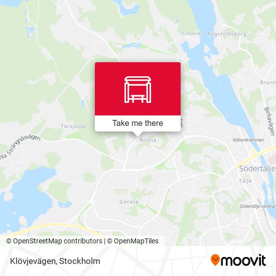 Klövjevägen map