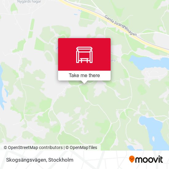 Skogsängsvägen map