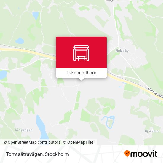 Tomtsätravägen map