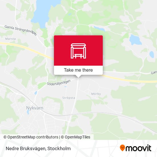Nedre Bruksvägen map