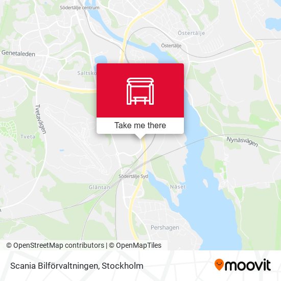 Scania Bilförvaltningen map