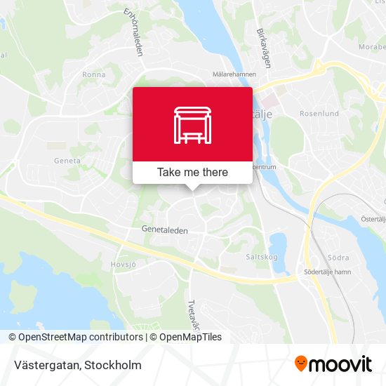 Västergatan map