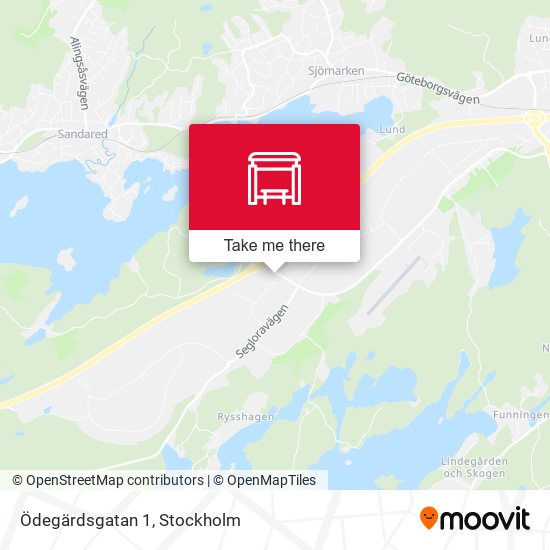 Ödegärdsgatan 1 map