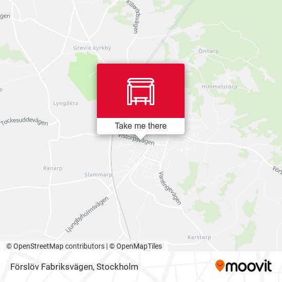 Förslöv Fabriksvägen map