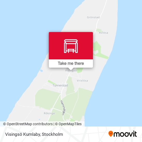 Visingsö Kumlaby map