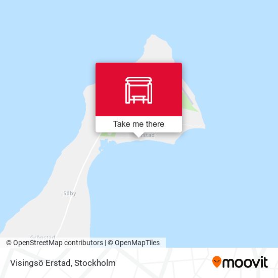 Visingsö Erstad map