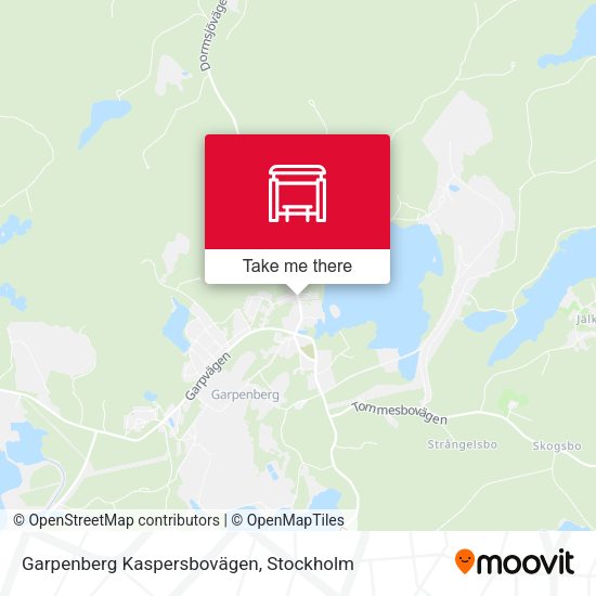 Garpenberg Kaspersbovägen map
