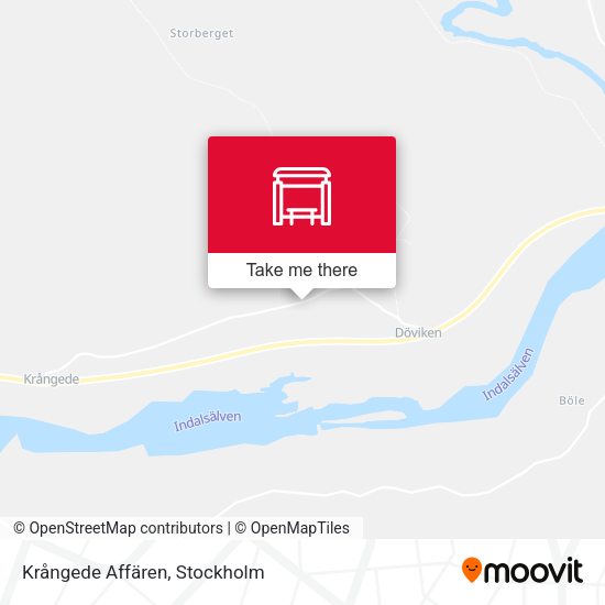Krångede Affären map
