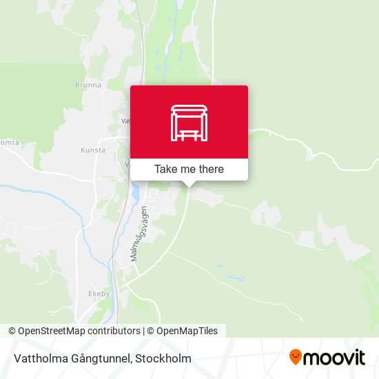 Vattholma Gångtunnel map