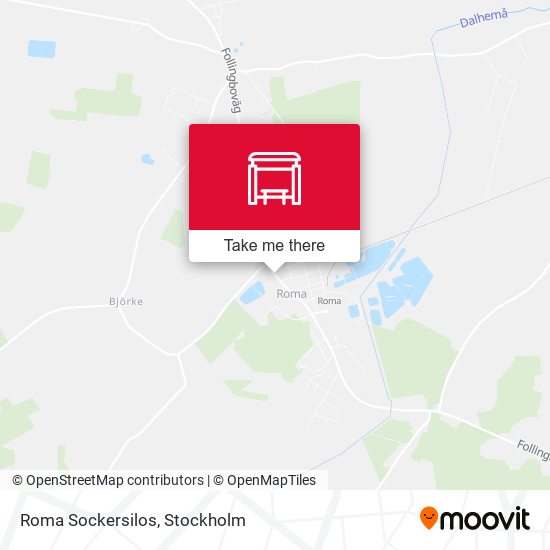 Roma Sockersilos map