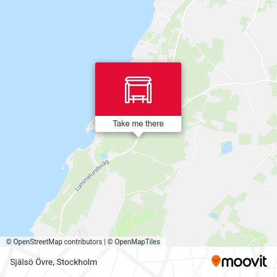 Själsö Övre map