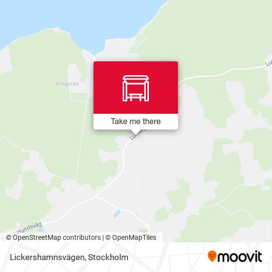 Lickershamnsvägen map