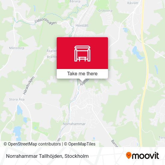 Norrahammar Tallhöjden map
