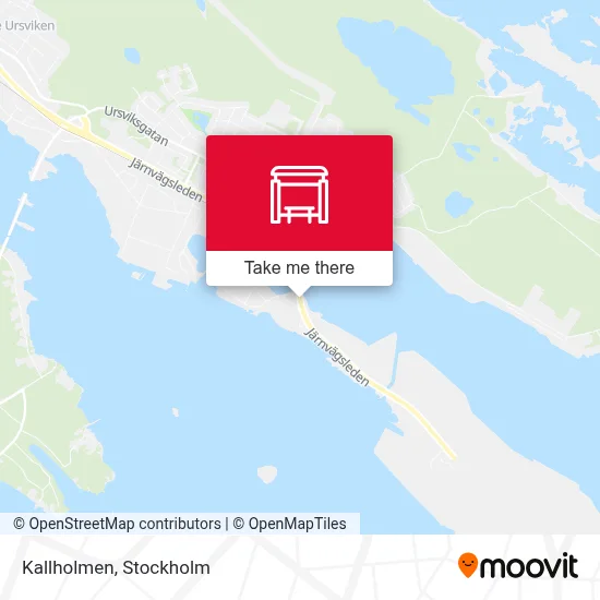 Kallholmen map