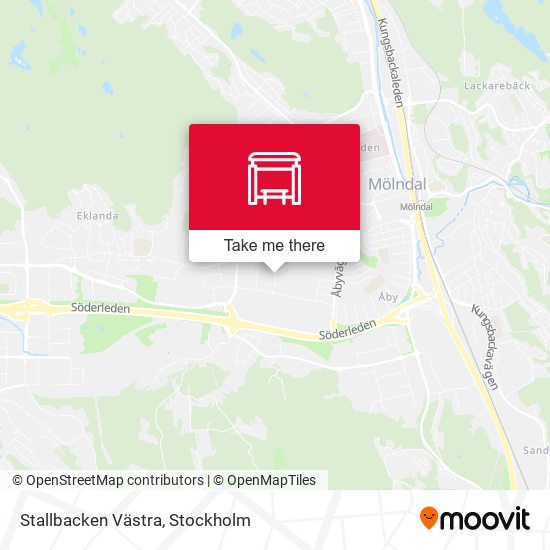 Stallbacken Västra map