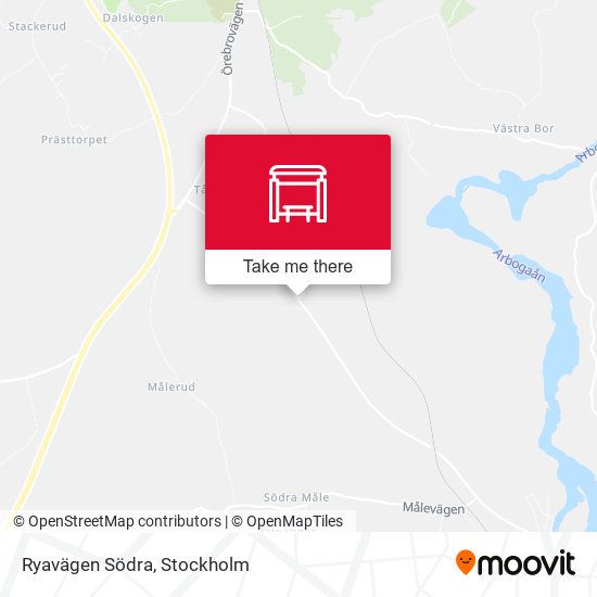 Ryavägen Södra map