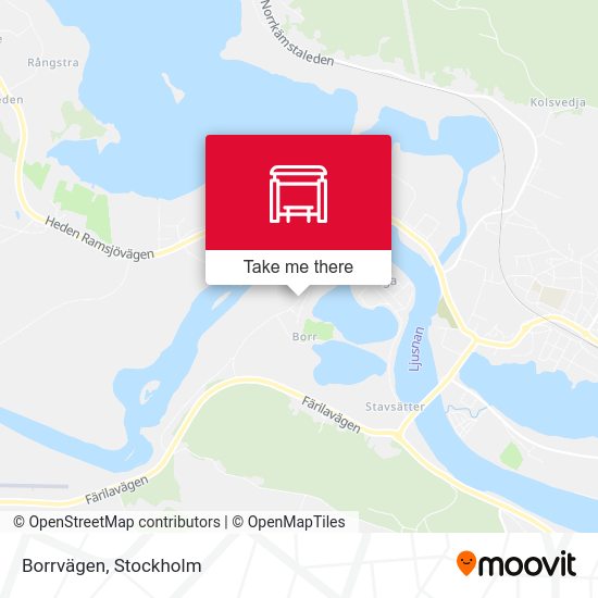 Borrvägen map