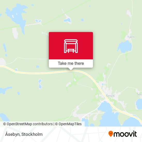 Åsebyn map