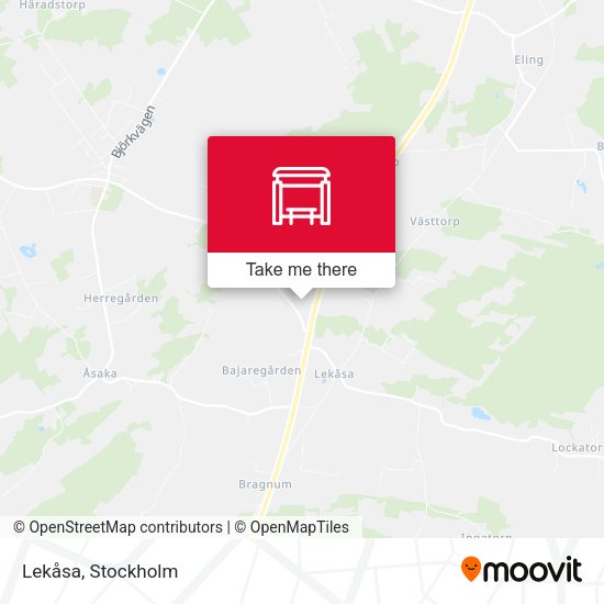 Lekåsa map
