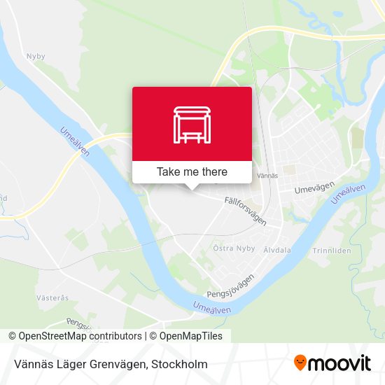 Vännäs Läger Grenvägen map
