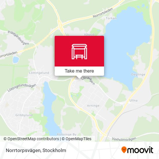 Norrtorpsvägen map