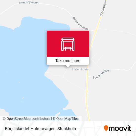 Börjelslandet Holmarvägen map