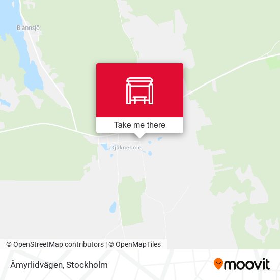 Åmyrlidvägen map