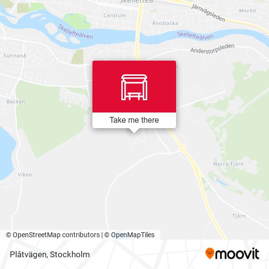 Plåtvägen map