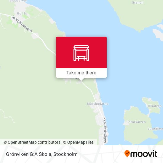 Grönviken G:A Skola map