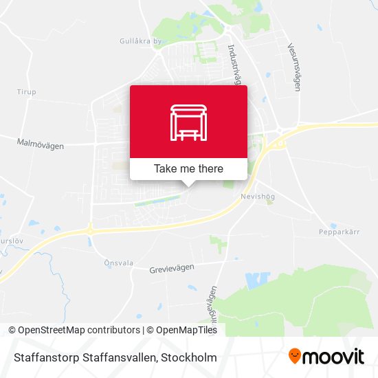 Staffanstorp Staffansvallen map