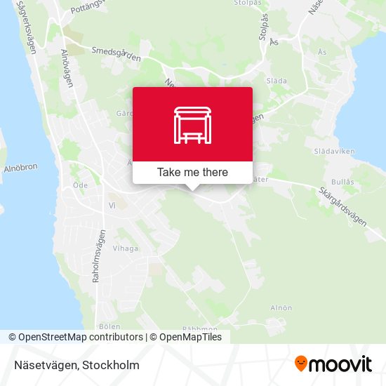 Näsetvägen map
