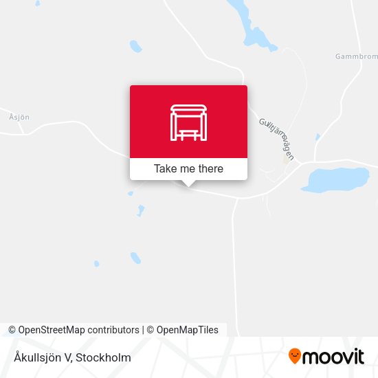 Åkullsjön V map