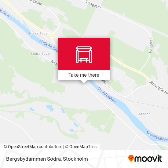 Bergsbydammen Södra map